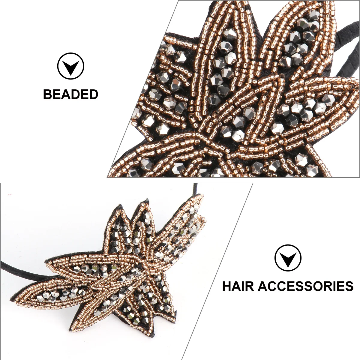 

Bridal Rhinestone Headband Retro Crystal Hair Hoop Women Headdress for Prom Pageant Glittering Elegant Statement Piece