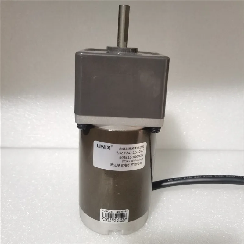 24V 15W Dining Table Motor 60JB150G0832 63ZY24-15-02Luxury Permanent Magnet DC Reduction Motor With Deceleration Device редуктор