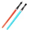 Adult Light Saber Kids Toys Cool and Shiny Space Laser Sword Can Be Spliced Cospaly Military Knife Plastic Glow In The Dark Toy