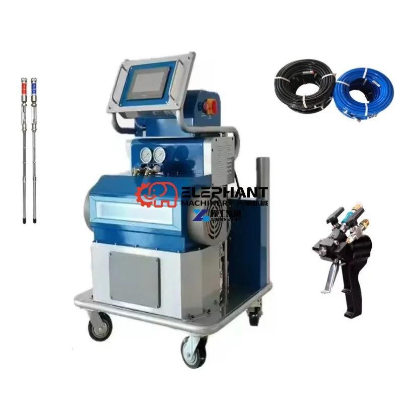 Portable CE Approved Polyurethane Insulation Spray Foam Injection Machine Compact PU Spraying Device, Easy-move Machinery