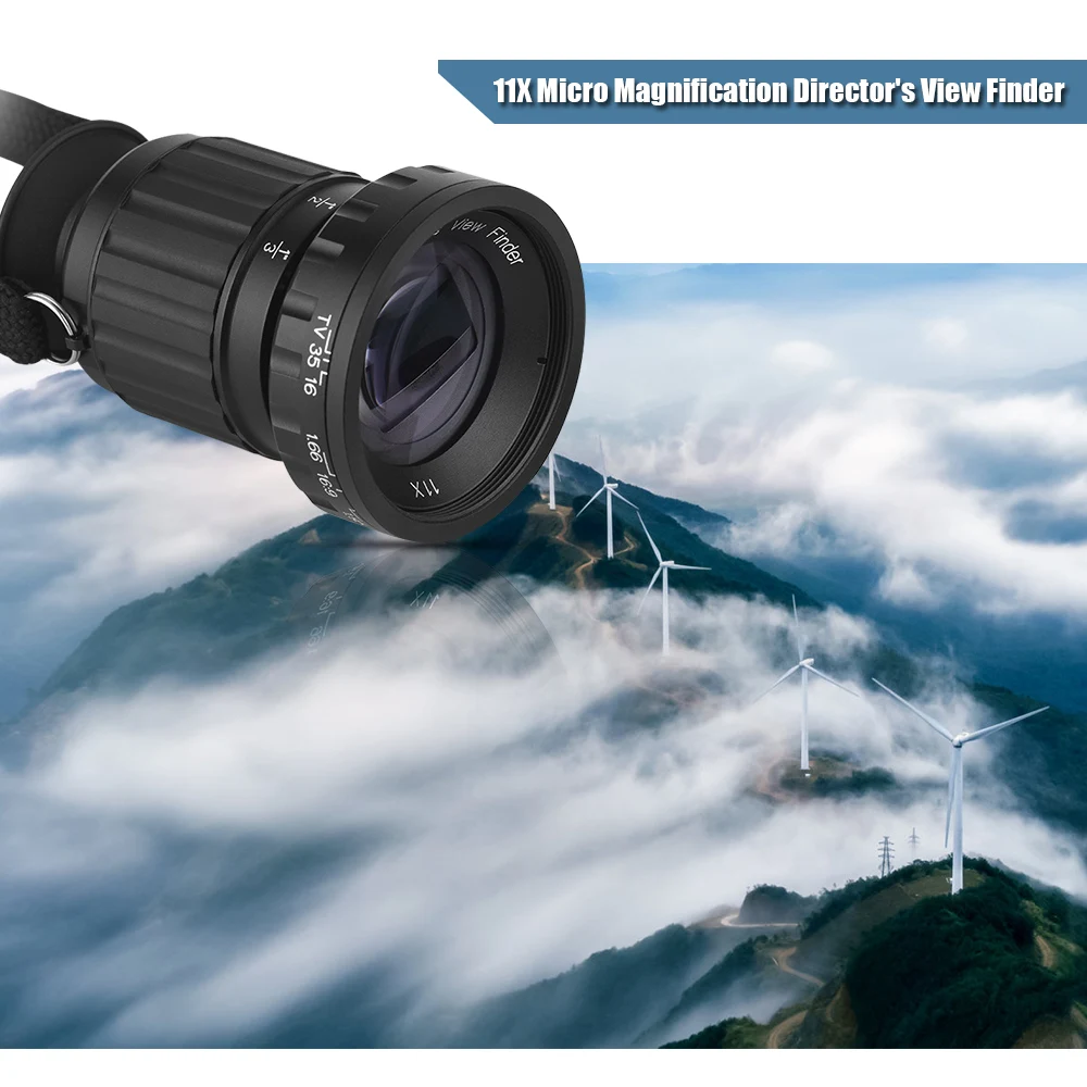

Portable 11X Micro Magnification Director's Viewfinder Scene Viewer Mini 41mm Front Thread Telescopic Zoom Photography