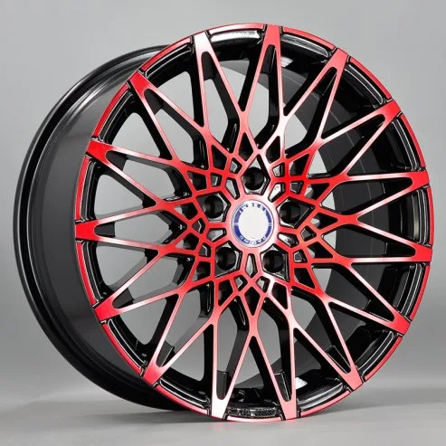 

Aluminum Die Casting OEM Black Polish+red Color Car Mag Wheel Rims Size 18 Inch 5*114.3 for Wholesale