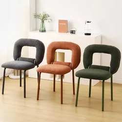 Doughnut Design With Lamb Wool Fabric For Use In Bedrooms Dressing Stools Backrests Dining Chairs Coffee Shops And Leisure Chair