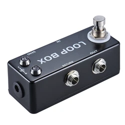 MOSKY Loop Box Mini Guitar Effect Pedal True Bypass Looper Route Selection Guitar Effect Processor For Electric Guitars Parts