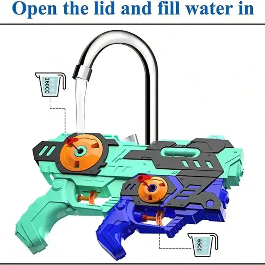 여름 해변 래프팅 물싸움 투인원 슈퍼 담그는 물총, 십대 미니 물총, 야외 활동 수영장 장난감 싸움 선물