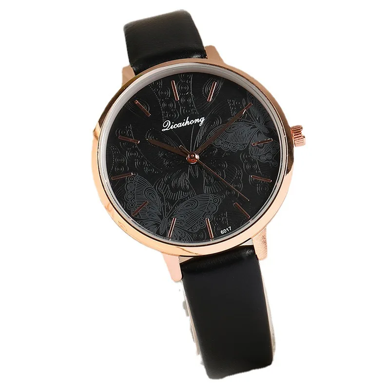 Reloj de estilo antiguo para mujer, correa de cuero para estudiante, tira de estilo nacional, tendencia de moda Simple, alto sentido