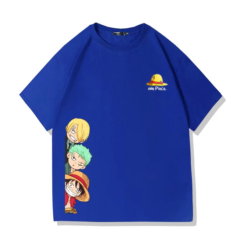 قطعة واحدة Q-نسخة الرجال والنساء القطن الخالص تي شيرت 2026 الصيف أنيمي طباعة الهيب هوب الأمريكية عادية الحد الأدنى قمة جديدة