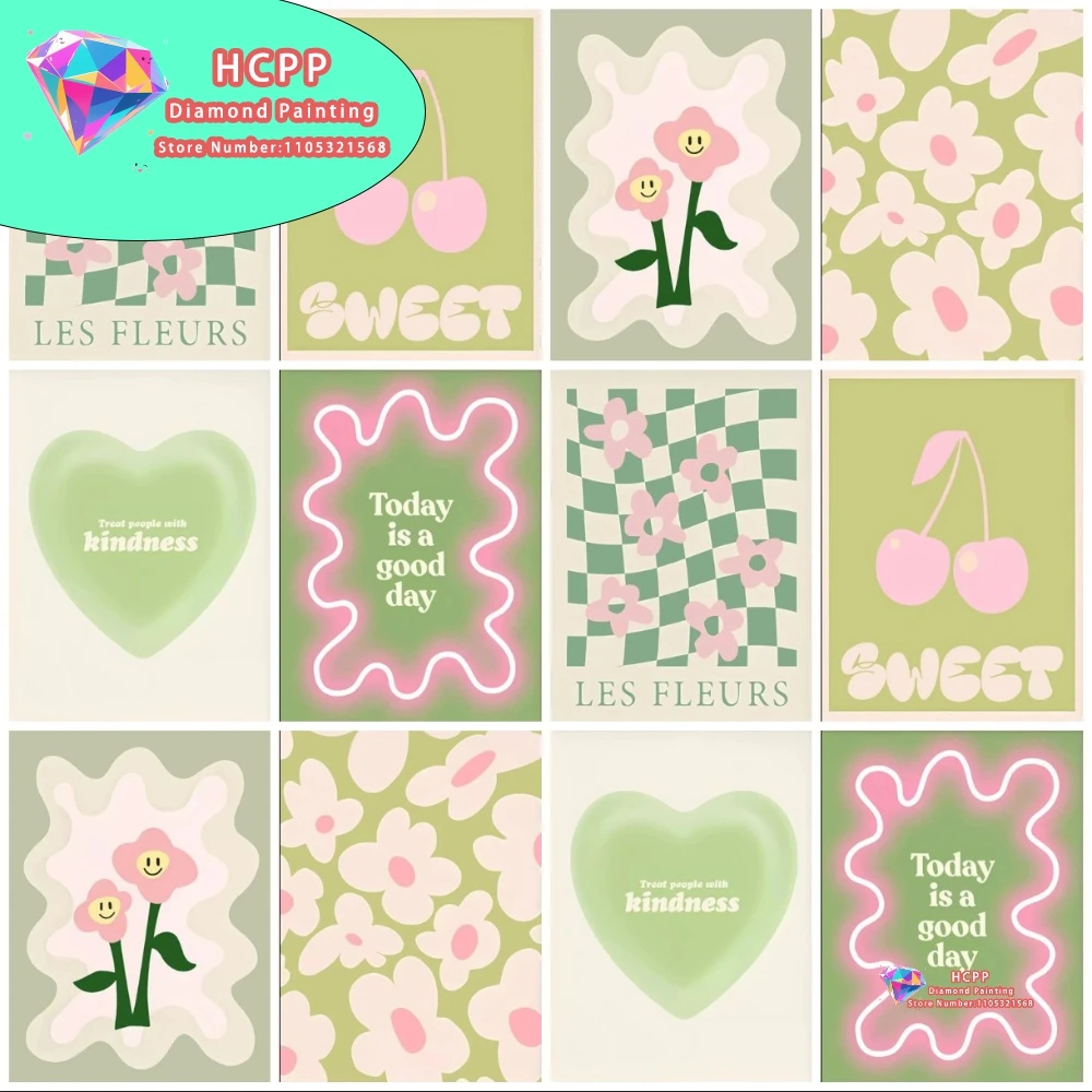 

Набор для алмазной вышивки в стиле бохо: зеленое сердце, квадратные и круглые стразы, 5D DIY мозаика, ручная работа, уникальный изысканный подарок, декор для дома