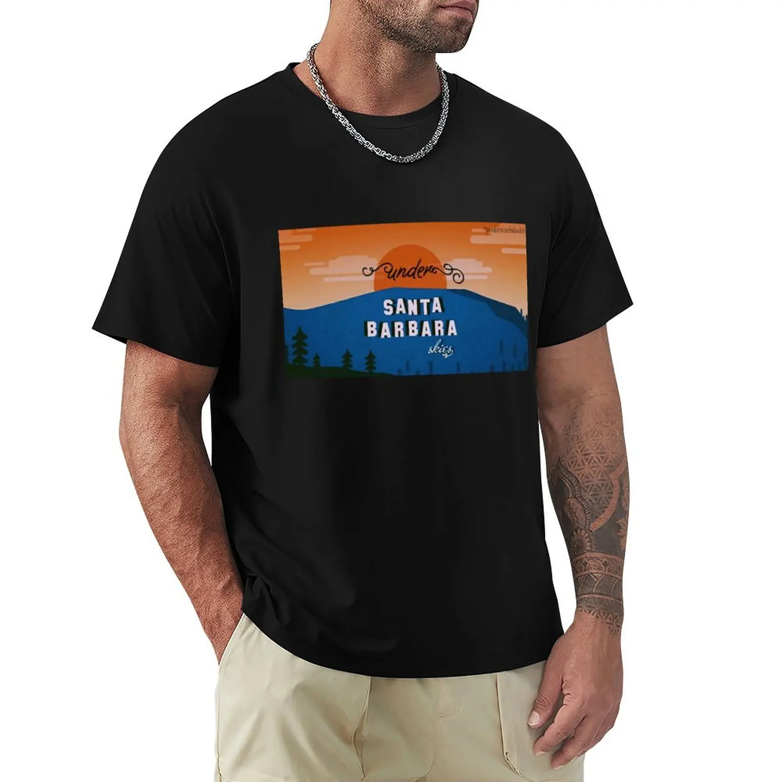 Camiseta Psych The Musical: Under Santa Barbara Skies, camiseta casual resistente à água
