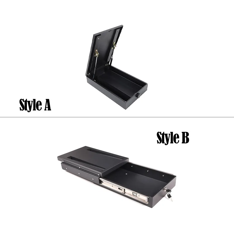 For Land Rover Defender 90 110 130 2004-2018 Car Center Console Armrest Box Height Base Safe LockBox Storage Organizer Tray
