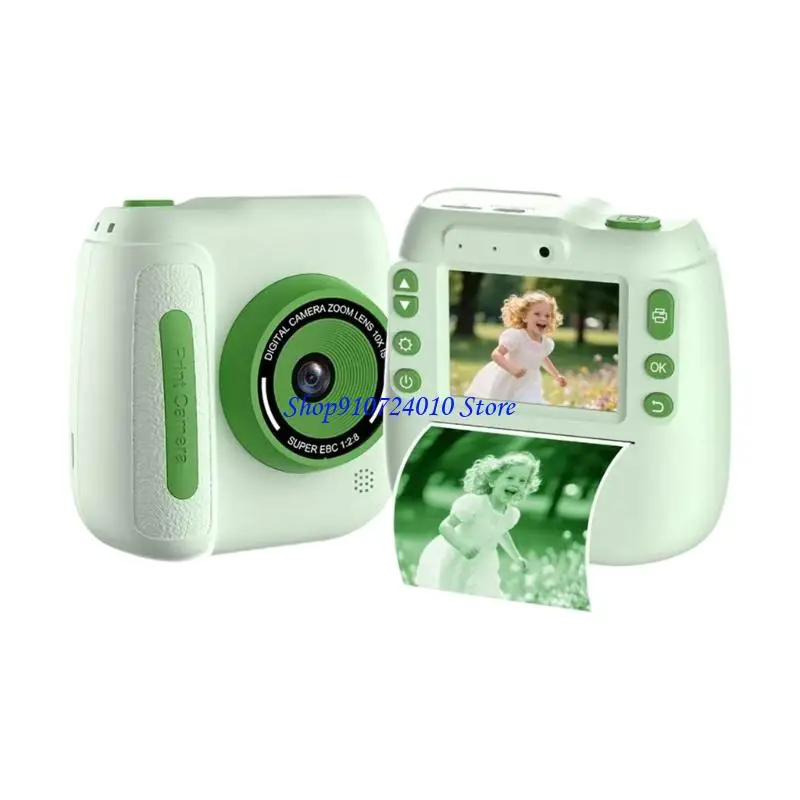 77hd Câmera digital impressão infantil com 1080p Vídeo 10x Zoom 2,4 polegadas Tela proteção ocular incorporada Bateria
