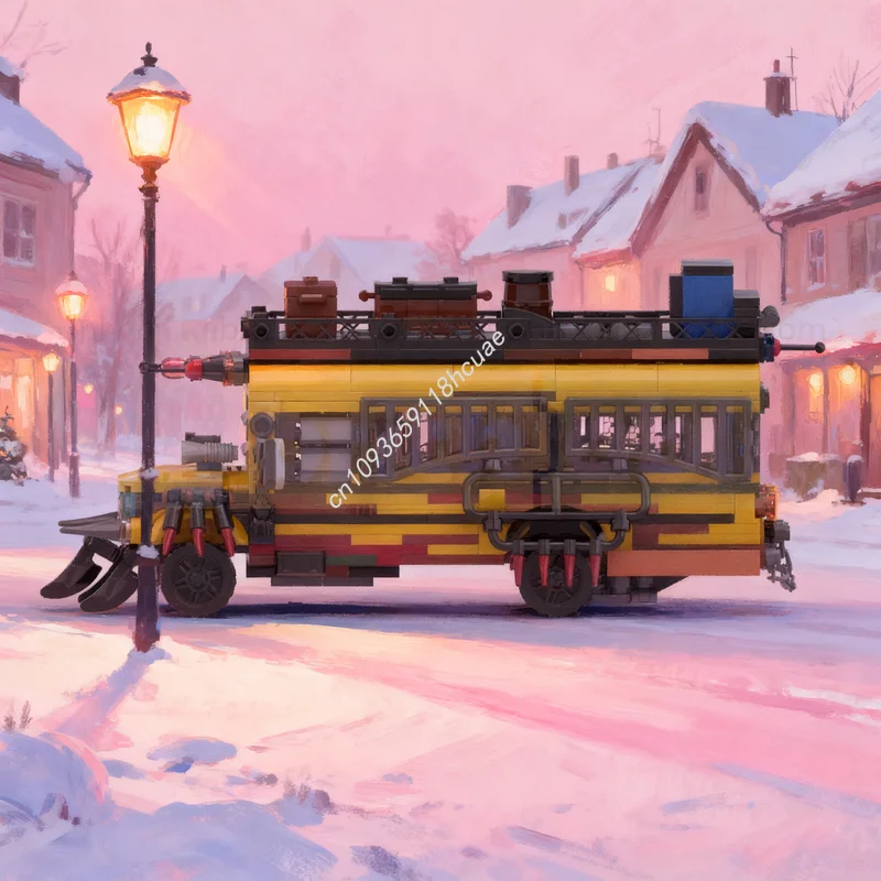 

601 шт. MOC автомобили, компактная модель собачьего носа, строительные блоки, рождественские подарки, строительные игрушки для сборки, сделай сам, образовательная идея, креативная