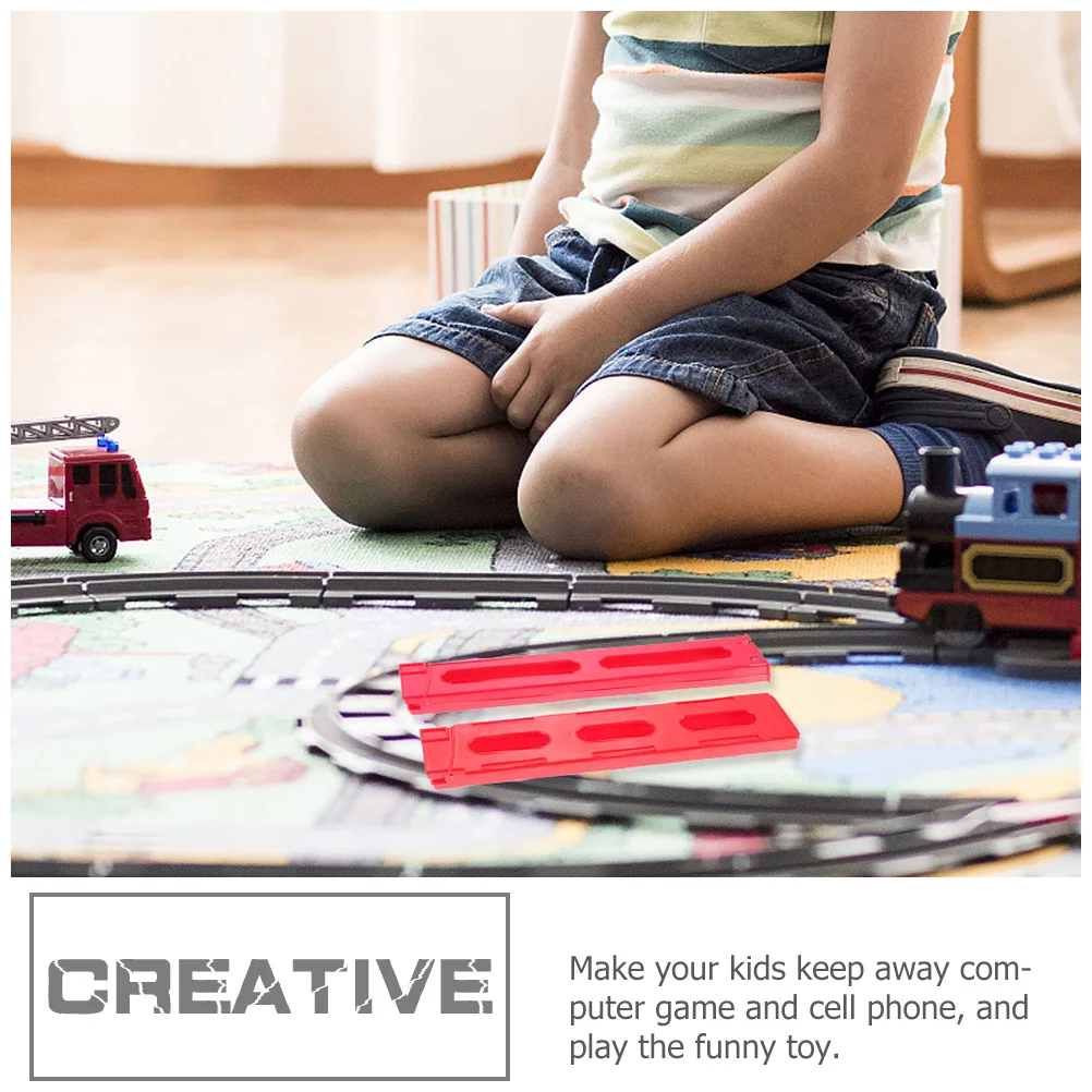 3 قطعة مشابك قطار الدومينو ملحقات تمديد خفيفة الوزن متينة الاستغناء التلقائي كتل الدومينو ألعوبة للأطفال