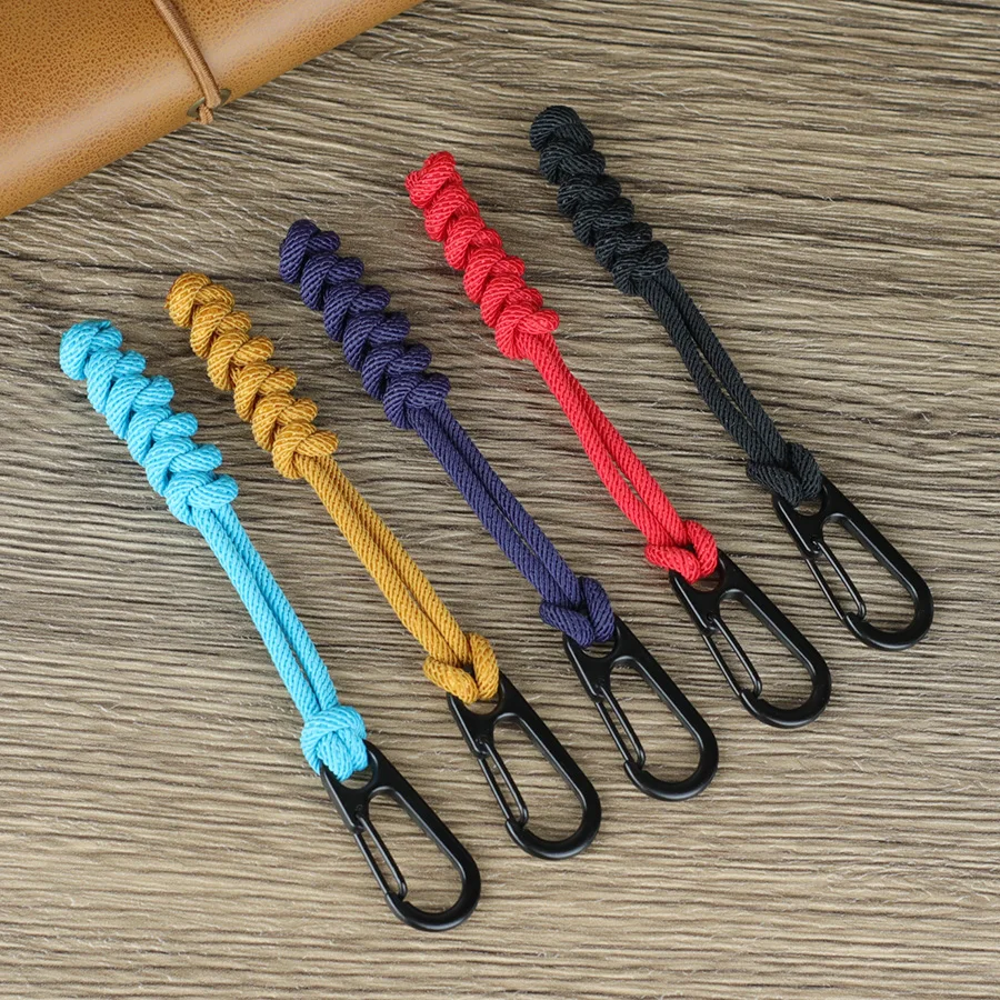 New Handmade Rope Motorcycle Accessories Keychain Unisex Car Key Mobile Phone Hang Keyring Outdoor Cycling Casua Daily Ornaments