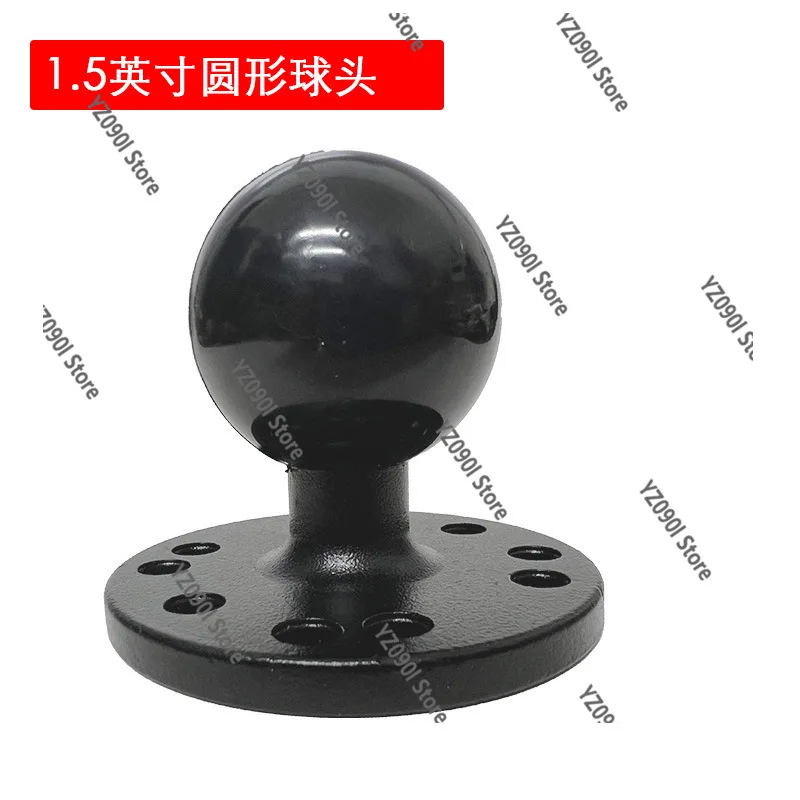 

202U Aluminum Alloy 1.5 Inch Universal Ball Head Bracket Base, Display Mount for Forklift Excavator