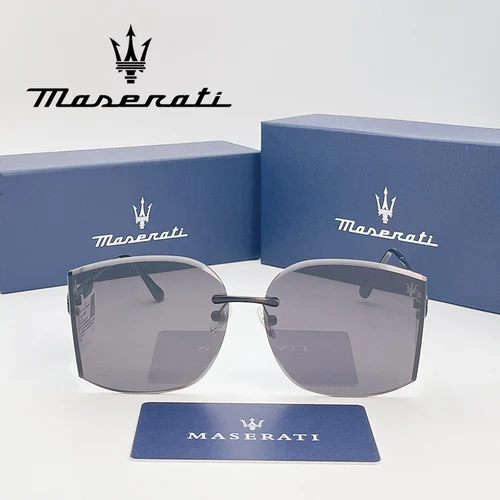Imagen 2 del producto MASERATI Gafas de sol de lujo Gafas de sol de nailon UV400 Gafas de sol para conducir Ciclismo Playa al aire libre para hombres Mujeres Diseño de moda 20492