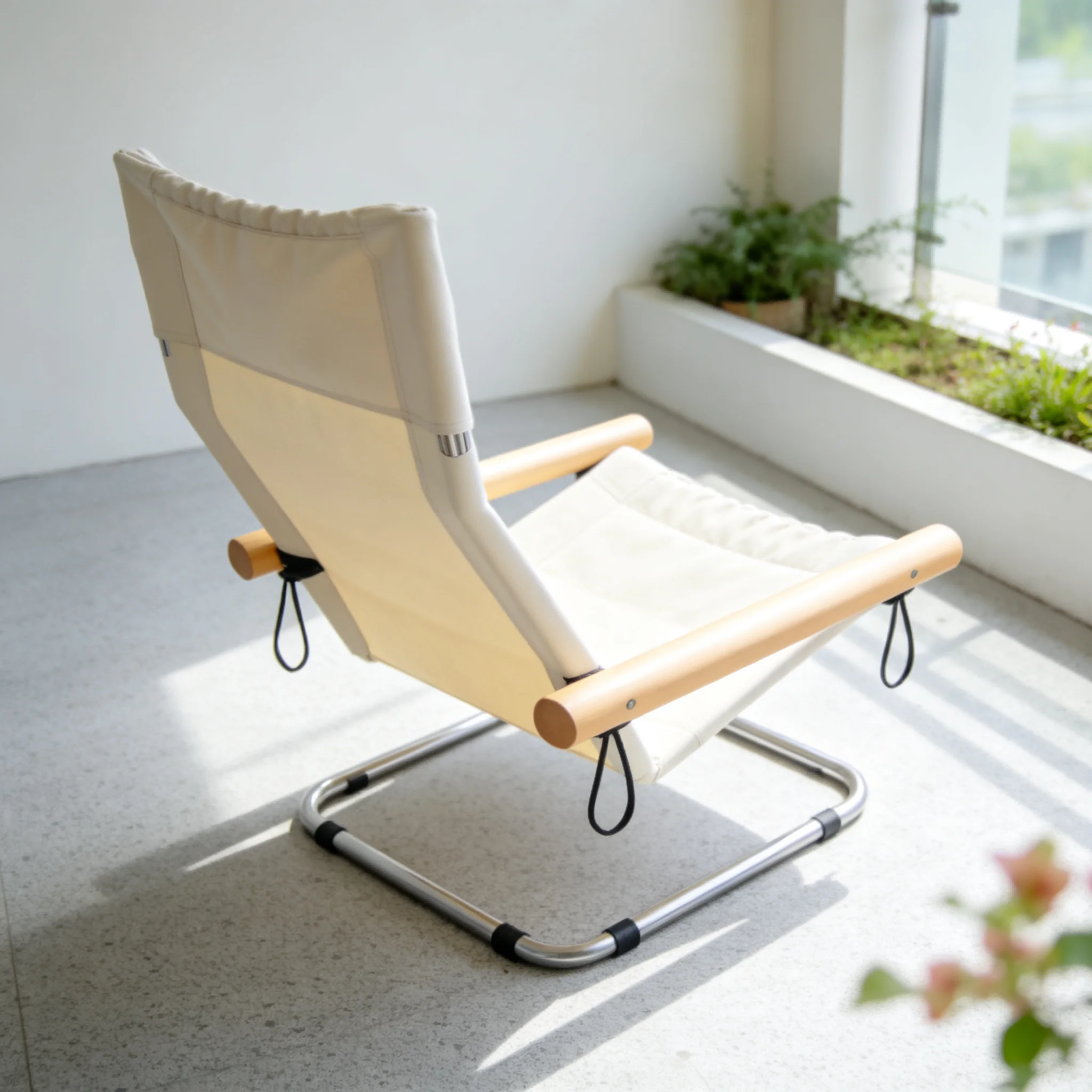 AOLIVIYA Japanese Nordic Modern Lazy Sofa Seat Camping Chair Beach Picnic Chair Outdoor Garden Sun Folding Recliner Lounge