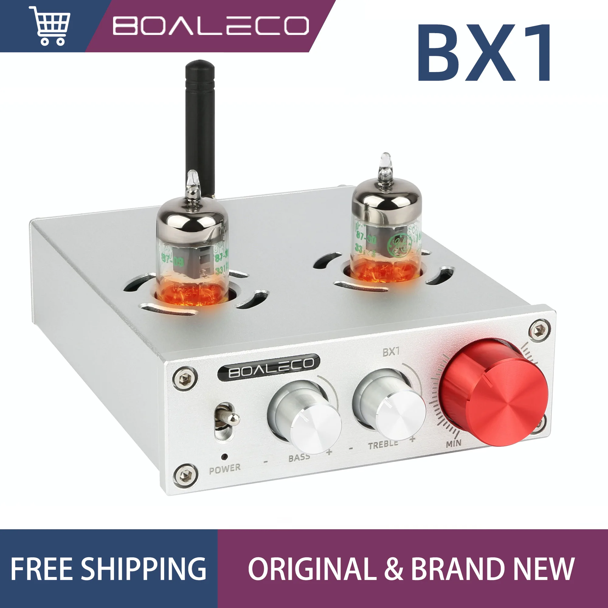 

BOALECO BX1 QCC3031 Bluetooth preamplifier GE5654W APTX HD NE5532 HIFI tube preamplifier Home theater
