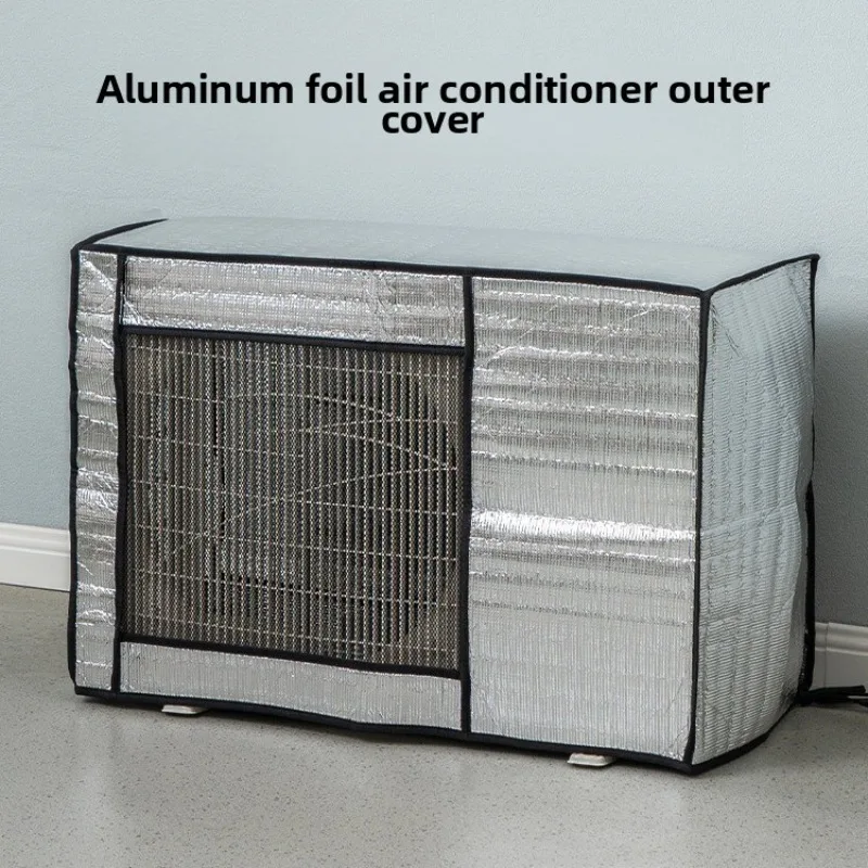 

Summer External Machine Dust Cover 2 Horses Air Conditioner Cover Special 1.5 Horses Aluminum Foil Rainproof Sunscreen Cover