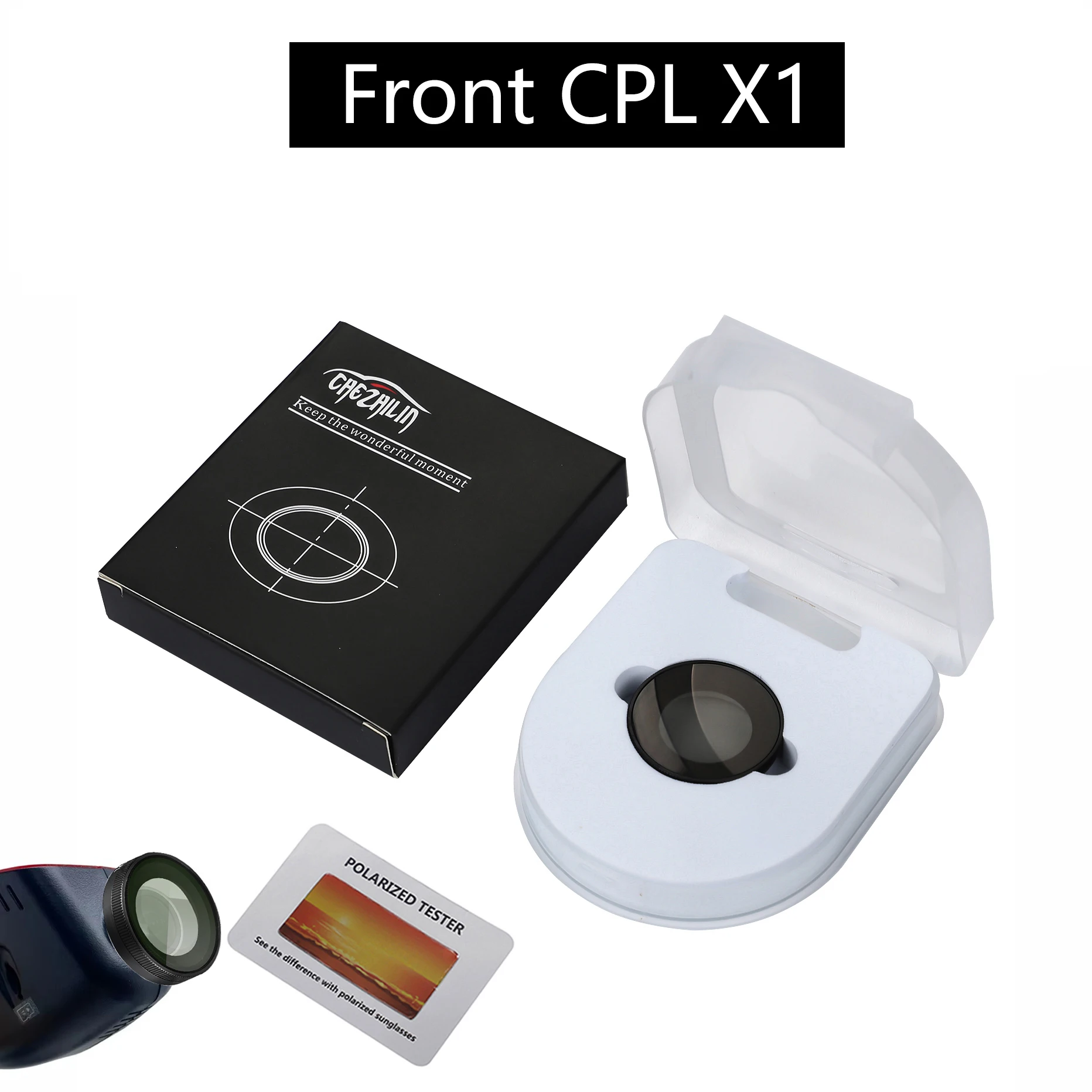 for FITCAMX CPL Filter Anti-Glare Circular Polarizing Lens, Only for FITCAMX Dash Camera for FITCAMX Rear Camera CPL Filter image 3