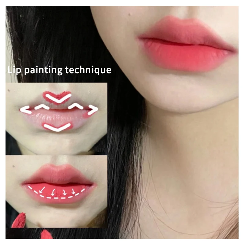 Velvet Mist Lip Gloss matte White Long-lasting Plain Price lipstick for women