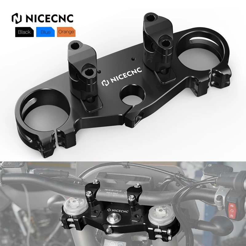 

For GasGas 2024 EC 300 Handlebar Riser Mount Bracket Top Triple Tree Clamp Kit For KTM EXC 300 EXC-F 350 Husqvarna TE 300 FE 450