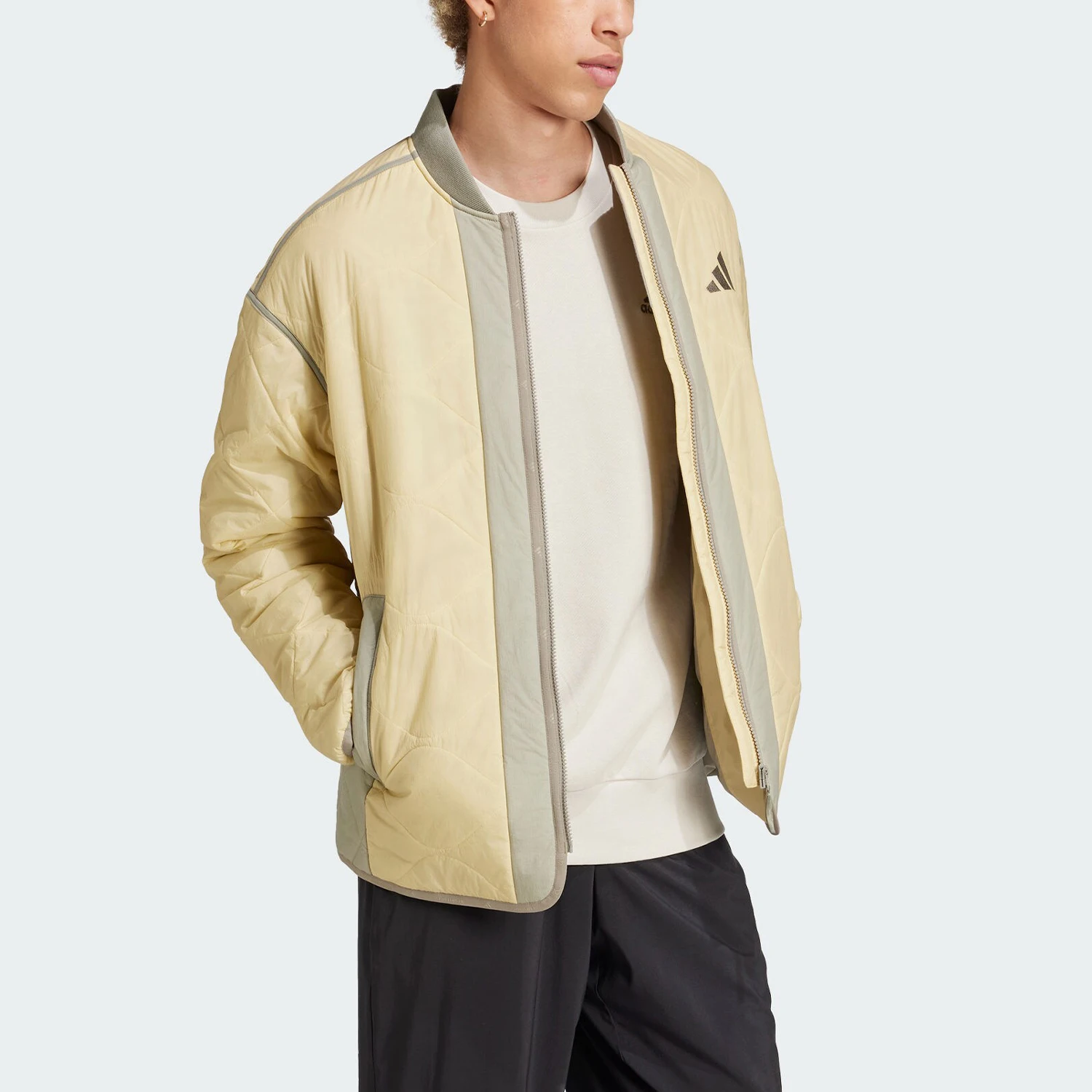 Adidas genuine LIGHT PAD men's warm and loose sports cotton jacket JG5934