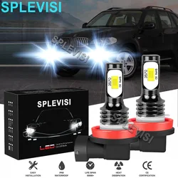 2PCS 백색 LED 안개등 전구 6000K BMW X5 E70 2006-2013 BMW 3 시리즈 E92 E93 2006-2013 BMW X3 E83 2003 2004 2005-2011