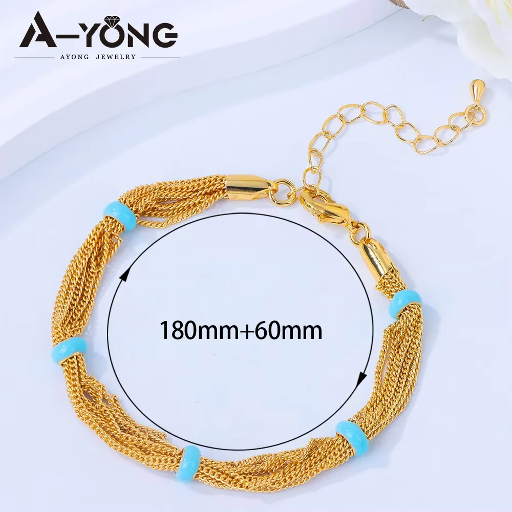 Nigerianisches Brautschmuck-Set, 21k vergoldet, arabisches Perlen-Collier, Armband, Ohrringe, Vintage-Schmuck für Frauen aus dem Nahen Osten – Detail 9