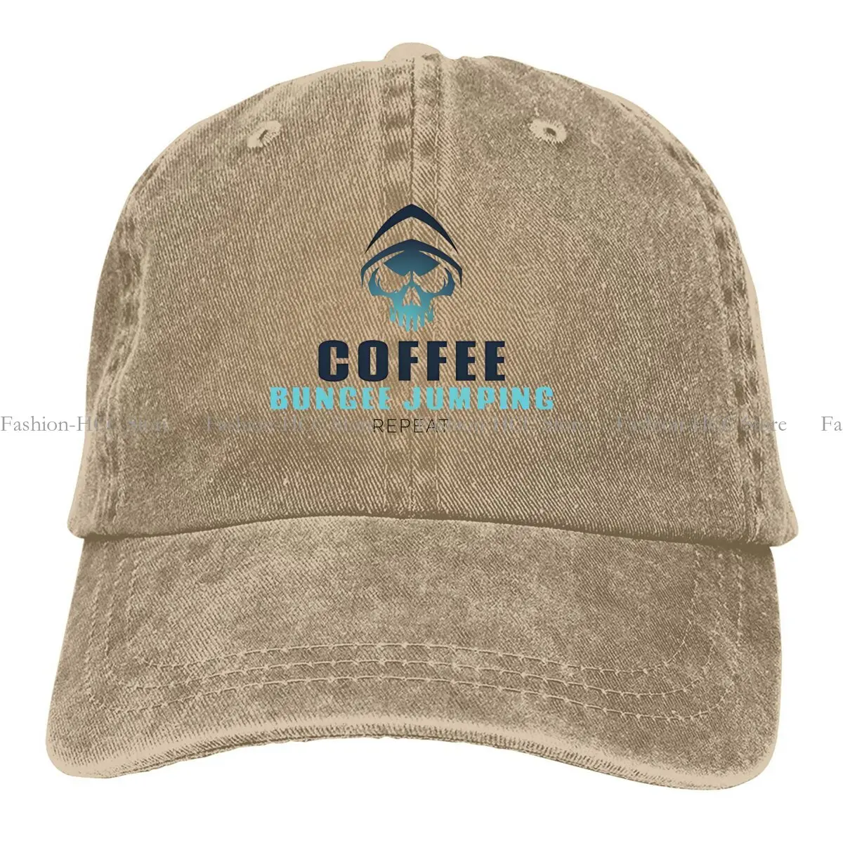 COFFEE Baseball Caps Peaked Cap Bungee Jumping Extreme Sports Sun Shade Hats for Men Women