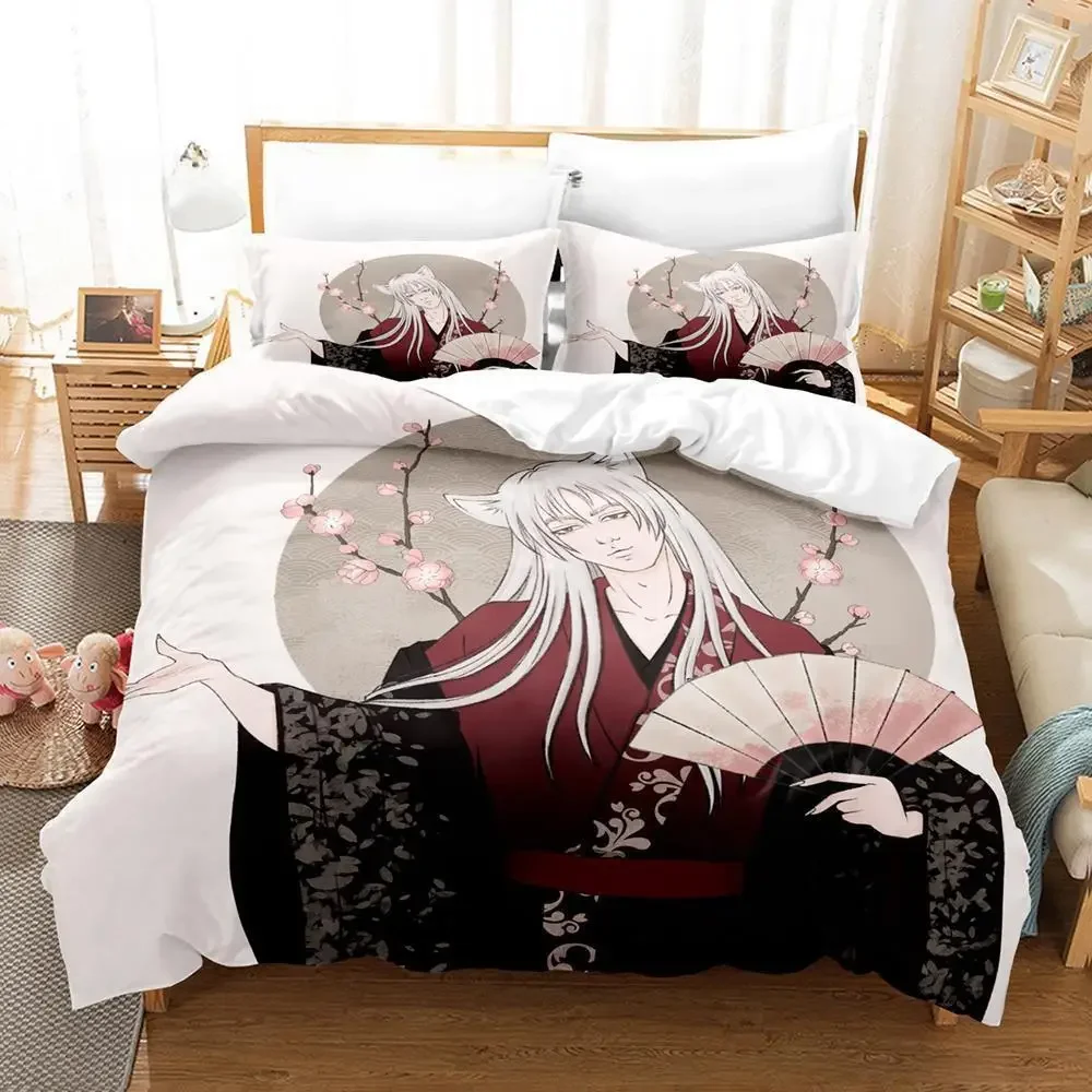 New Kamisama Kiss Tomoe Bedding Set Single Twin Full Queen King Size Bed Set Adult Kid Bedroom Duvet Cover Sets 3D Print Anime