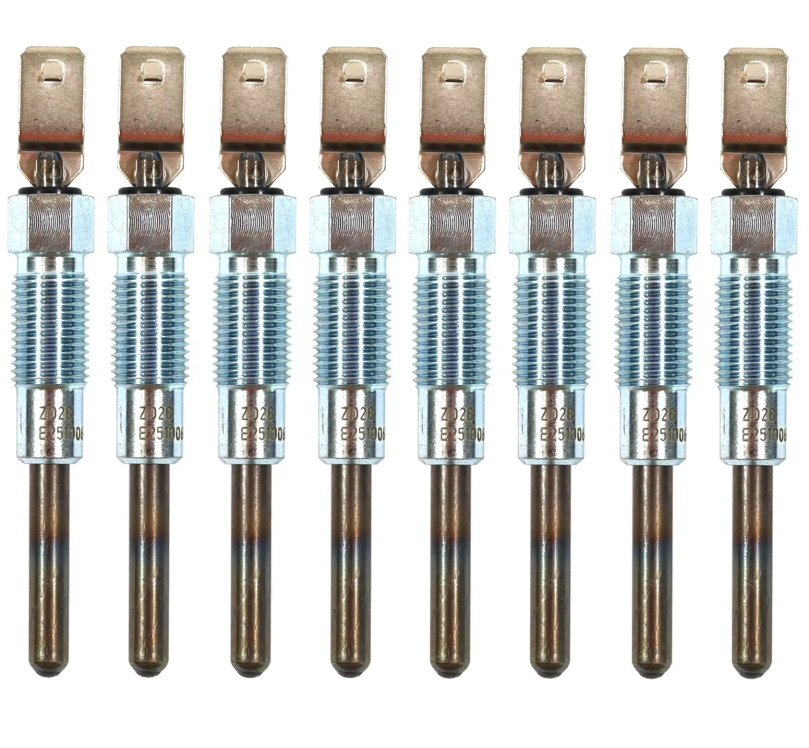 For 1983 - 1987  F250 6.9L IDI Electric Plug 8-piece Motorcraft ZD-28 MC3Z-12A342-D-