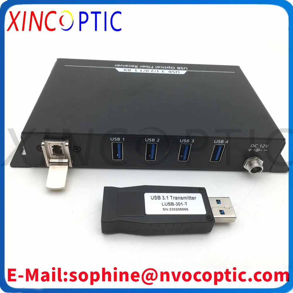 USB301 Fiber Extender No need to install drivers, plug and play Support hot swapping Compatible with USB 3.1 GEN1; USB3.0