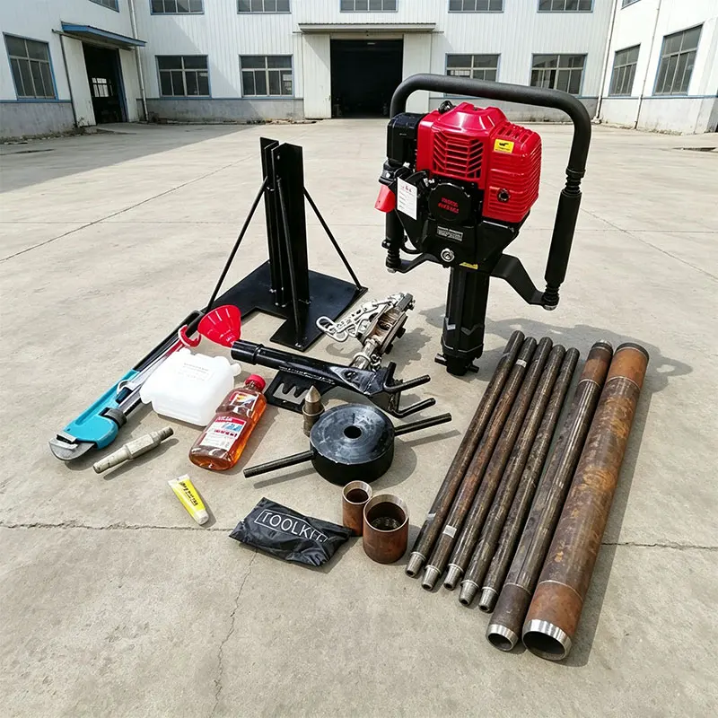 Customized Advanced Core Drilling Machine Soil Rock Concrete 15M Complete Recovery Easy Carry Petrol Option