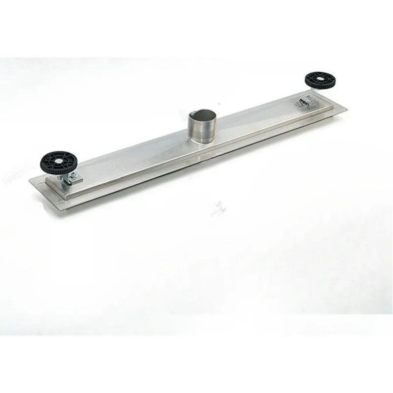 304 stainless steel large displacement long floor drain, bathroom, bathroom sewer anti-stagnant water straight drain floor drain