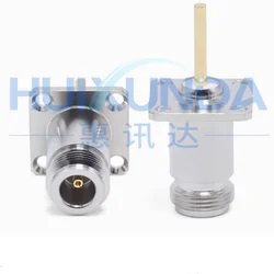 N-KFD-6 N type female square board extended wall flange connector L16-50KFD long pin custom L16-50KFD 18.24*18.24