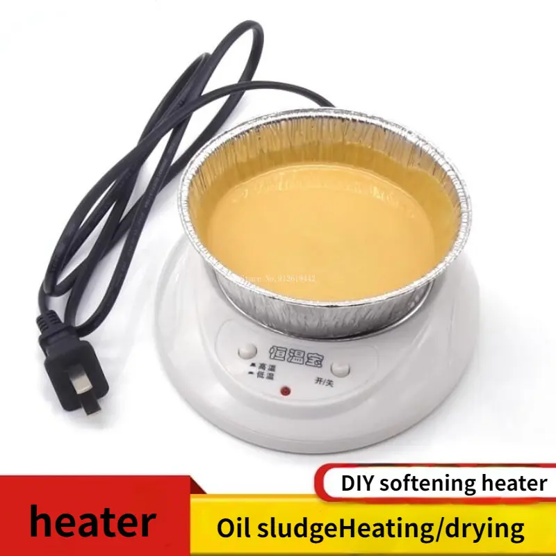 Oil Mud Heater Constant Temperature Bottom Seat DIY Making Pottery Fine Carving Softening Thermostat Homemade Model Heating Tool