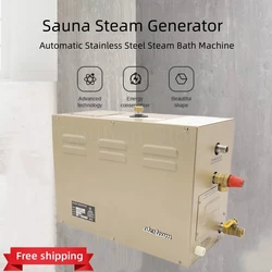 atcsteam 4.5/6/7/8/9KW Sauna Spa Steam Generator For Home Steam Shower Digital Controller Sauna Room SPA Steam Bath Machine