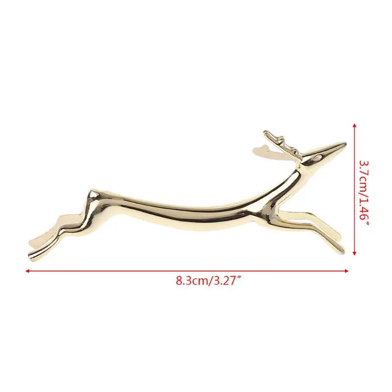 Zinc Alloy Running Deer Chopsticks Stand Rack Spoon Fork Knife Rest Storage