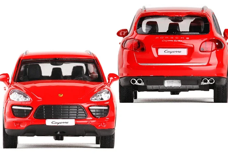 1:36 Cayenne SUV Diecast Pull Back Model Car High Simulation Exquisite Matte Metal Car Styling Limousine Alloy F226