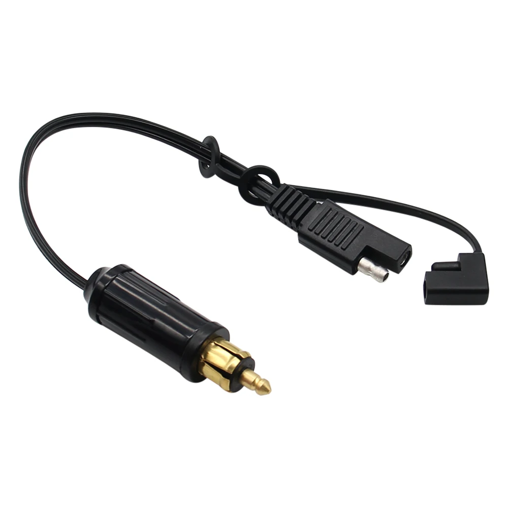 

​Battery Adapter Connector Cable DIN Hella Powerlet Plug to SAE for BMW Motorcycle with SAE To SAE Adapter