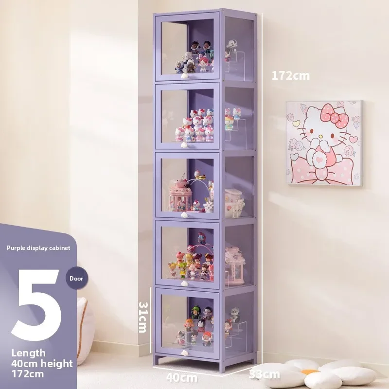 Firm Model Figure Display Cabinet Doll Storage Box Acrylic Transparent Shelf Plush Doll Blind Box Display Shelf