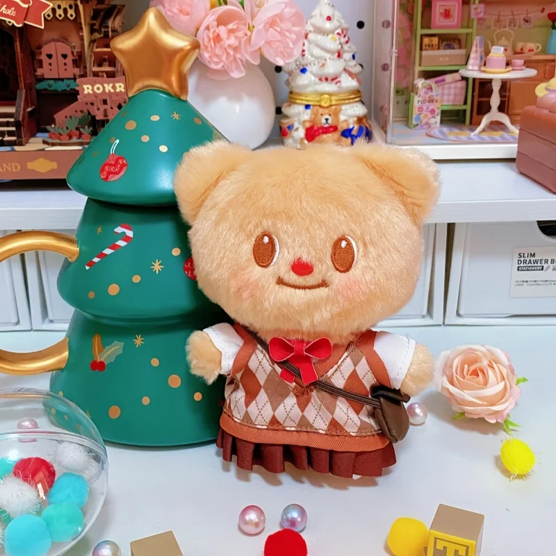 

Anime Figure Butterbear Butter Bear Retro Series Maple Sugar Autumn Brew Dress Up Trendy Play Blind Box Plush Girl Gift