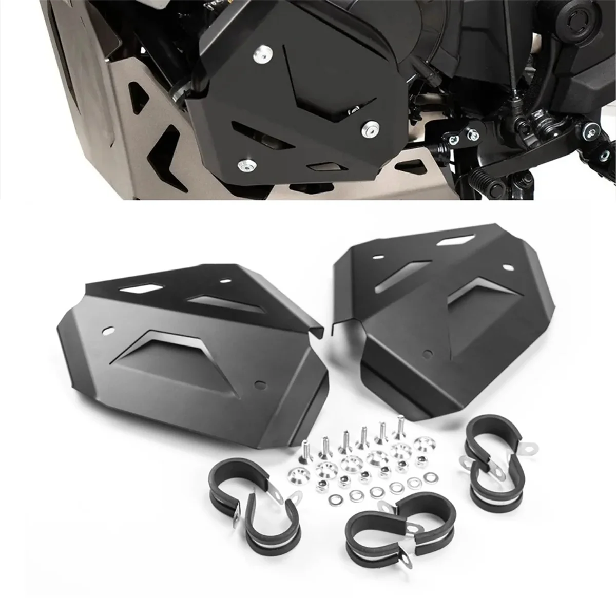 

RRAVU-Cylinder Cover for Honda XL 750 XL750 Transalp 2023- Engine Guard Plate Bumper Side Protection