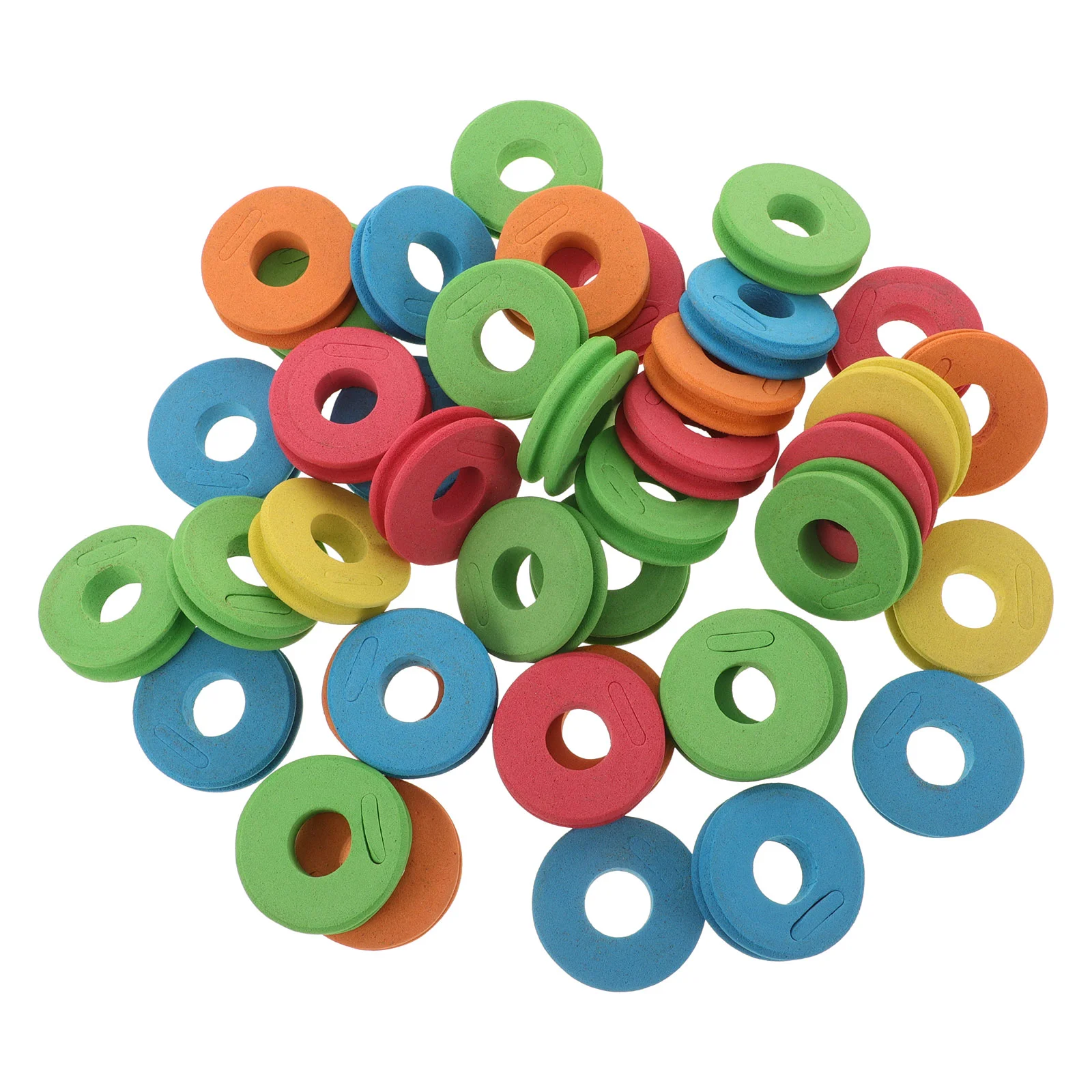 

100 Pcs Adjustable Rings Fishing Spool Line Spools Bobbin Sub-line Holder Tackle Gear