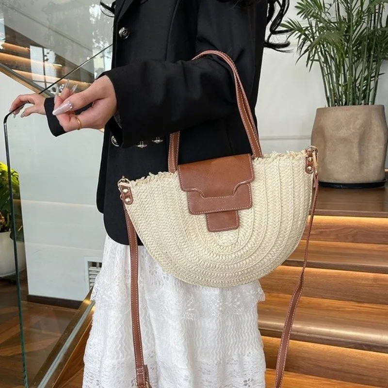 

Unique Trendy Diaper Bag Ladies High-End Letter Logo Clutch Vintage Solid Color Leather Purse For Shopping Daily Business
