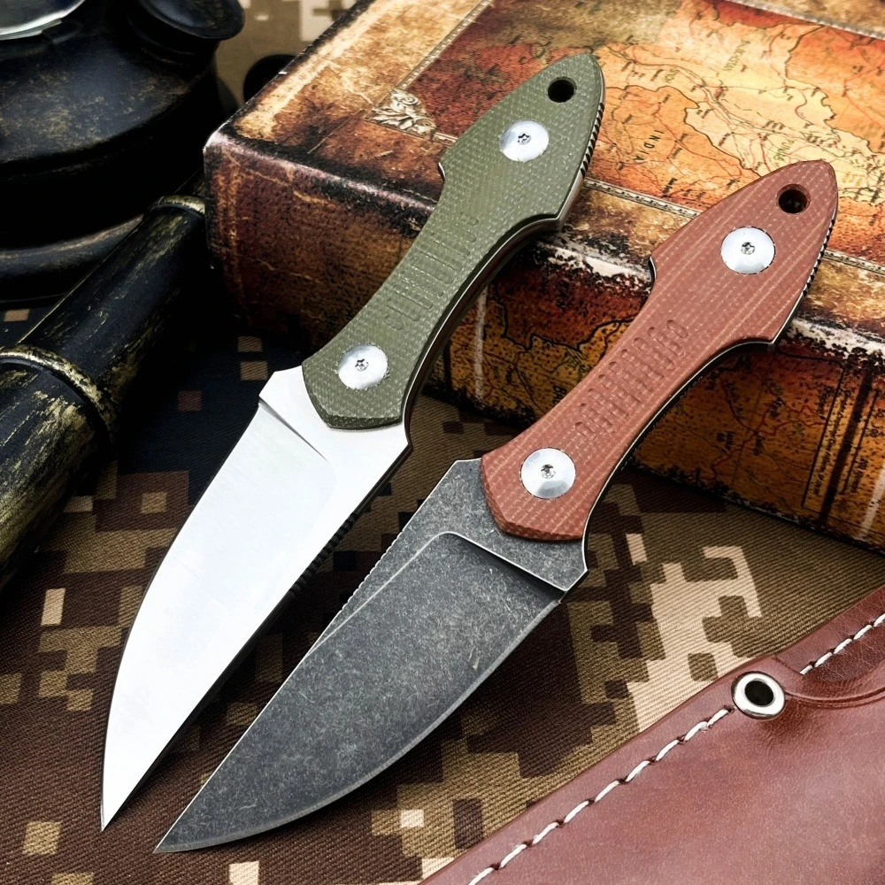 GMF3 EDC Outdoor Camping Fishing Multitools Durable Jungle Backpacking Trekking Portable Small Fixed Knife Picnic Hiking Cutter