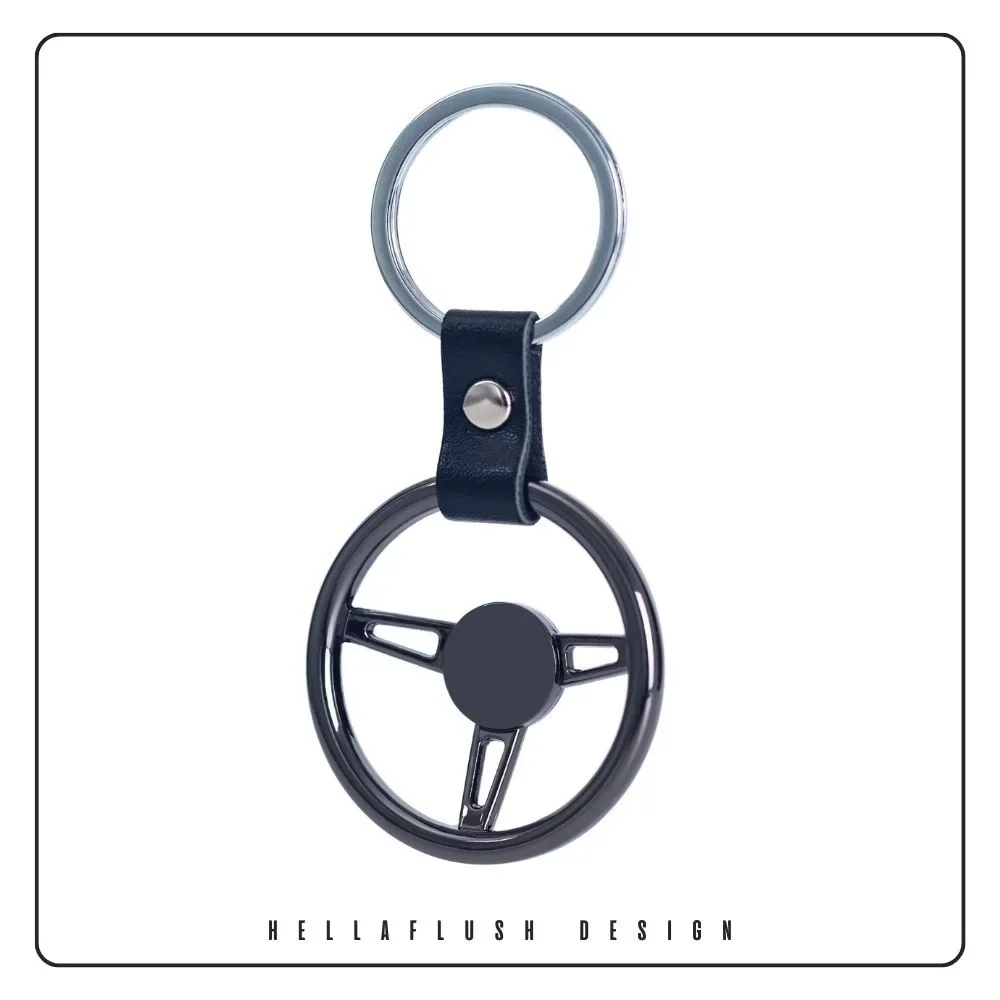 Popular Fashion Keychain keyRing Bearing Style Auto Car Wheel Wholesale Steering Part Racing Steering Wheel Car Key Chain