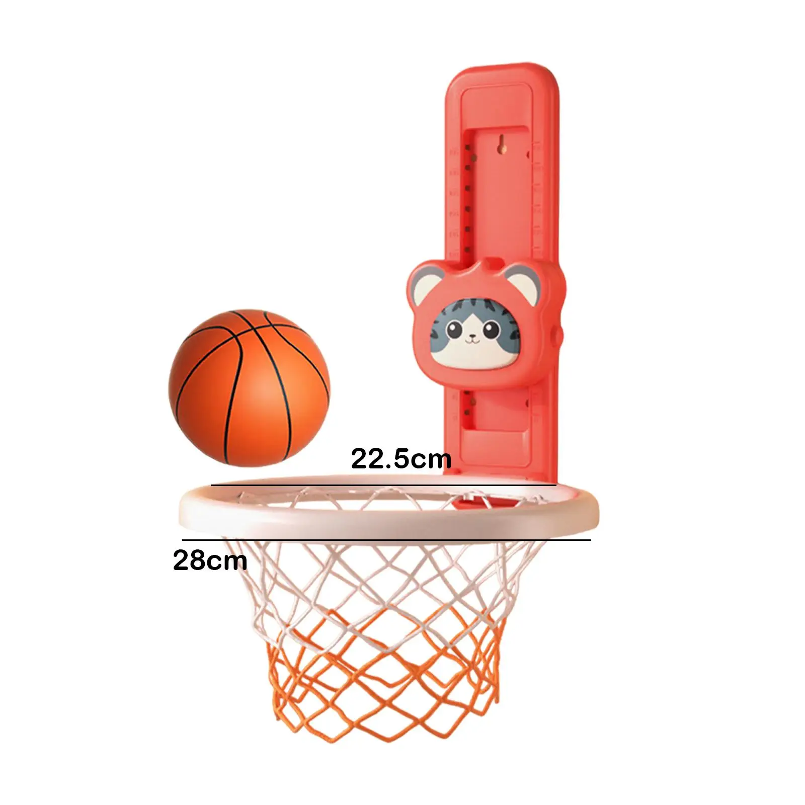 

Kids Basketball Hoop with Voice Broadcast Touch High Jump Counter
