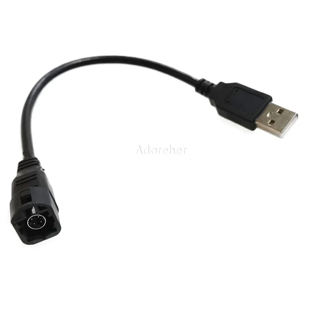 Car USB Wire Adapter USB Interface Car Charge Data Transfer Wire Audio Modification USB for VW RCD310/300 POLO SANTANA LAVIDA